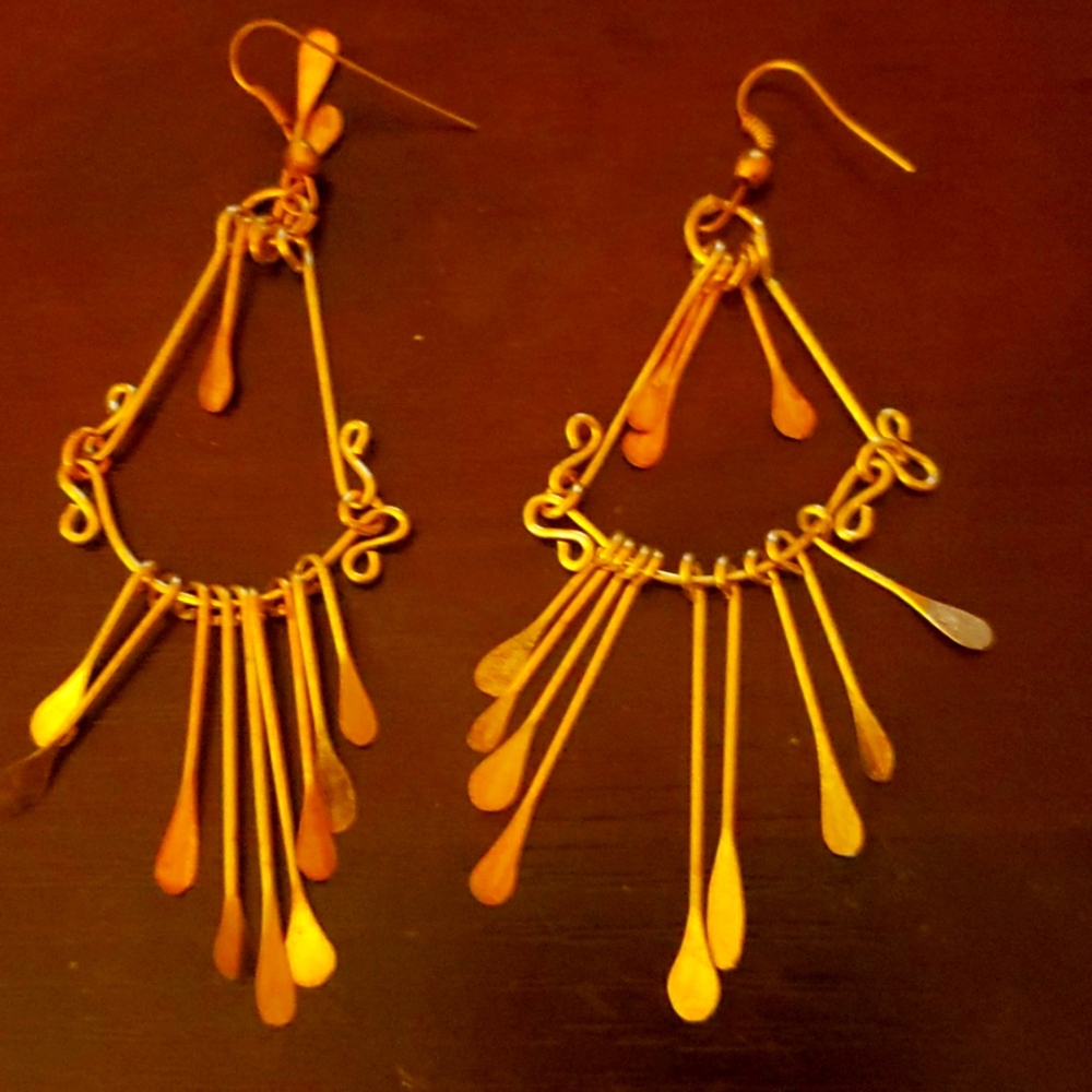 Chains & Sticks Drop Earrings | Nickel Free Hypoallergenic Earrings